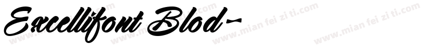 Excellifont Blod字体转换